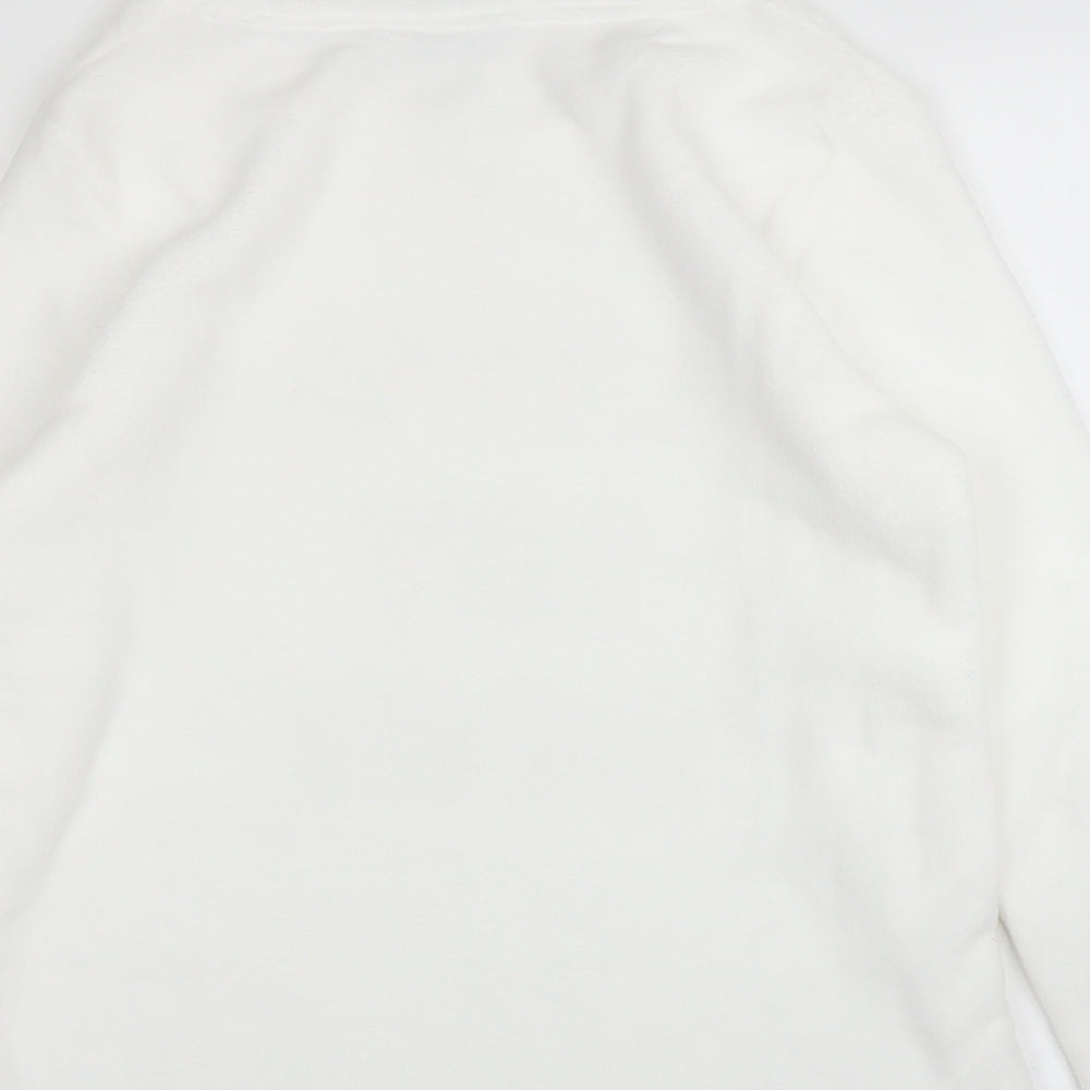 TU Womens White   Pullover Jumper Size 10  - PJ top