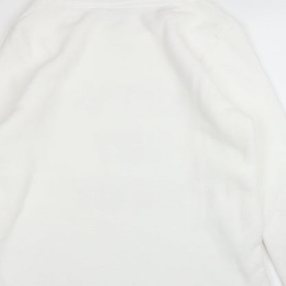 TU Womens White   Pullover Jumper Size 10  - PJ top