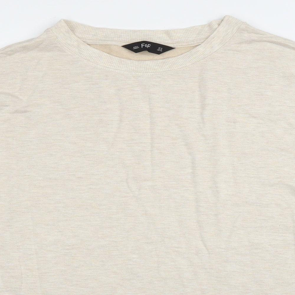 F&F Womens Beige   Pullover Jumper Size 14