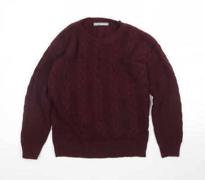 Womens UK Size 8 M&S Purple Pullover Jumper