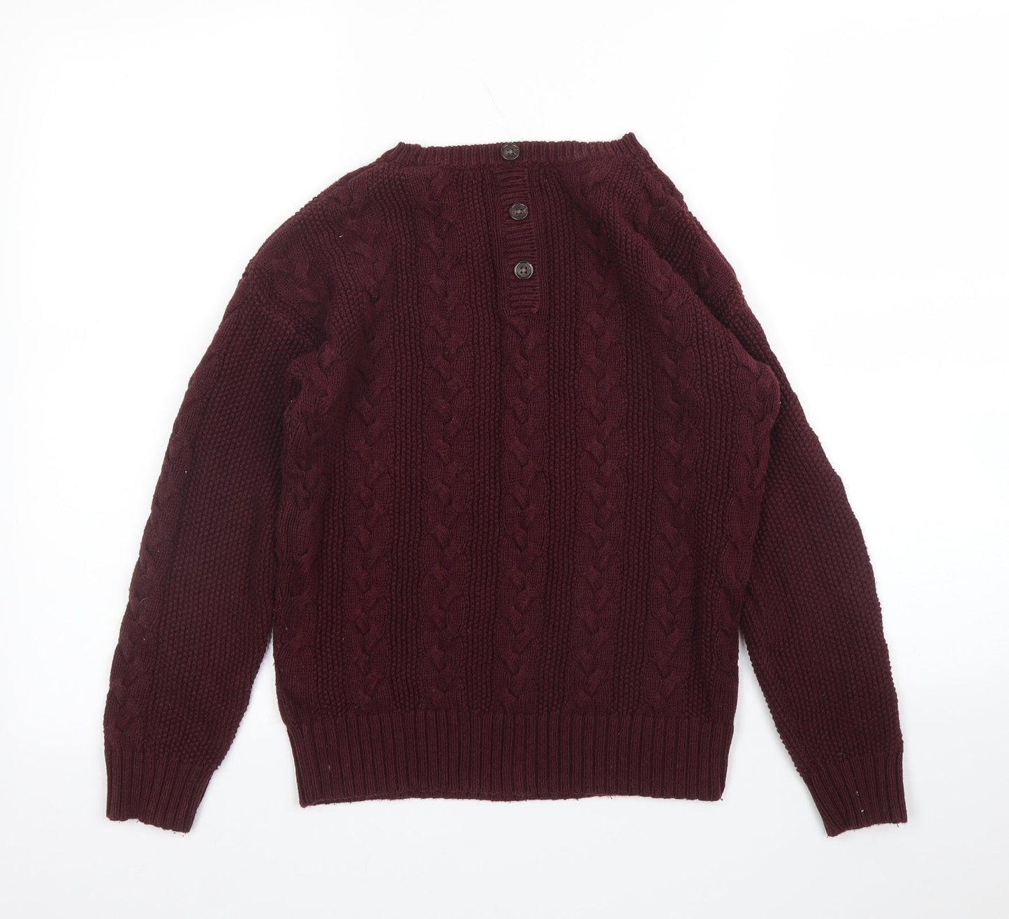 Womens UK Size 8 M&S Purple Pullover Jumper