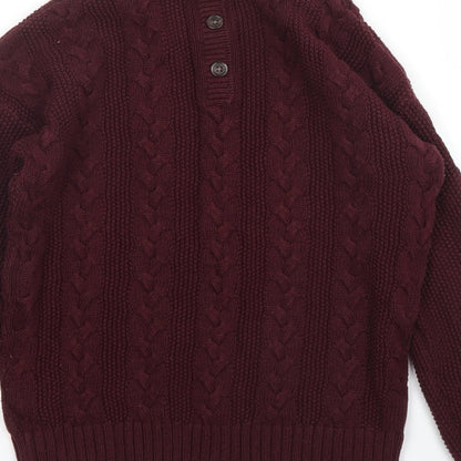 Womens UK Size 8 M&S Purple Pullover Jumper
