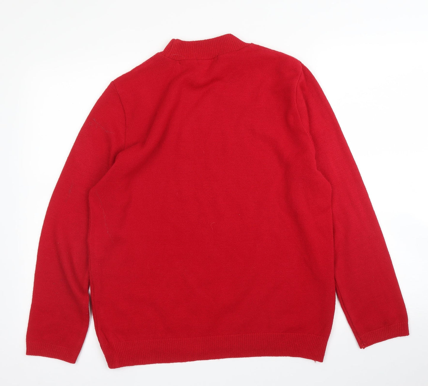 Envy Womens Red   Pullover Jumper Size L