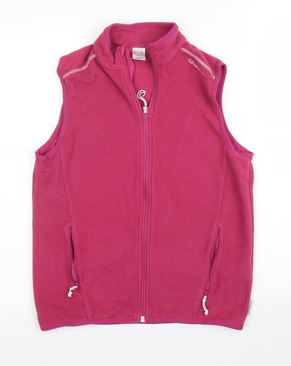 Quecha Girls Pink   Full Zip Jumper Size 14 Years