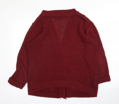 Womens UK Size M Oyisis Purple Cardigan Jumper