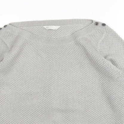 BHS Womens Silver   Pullover Jumper Size 14