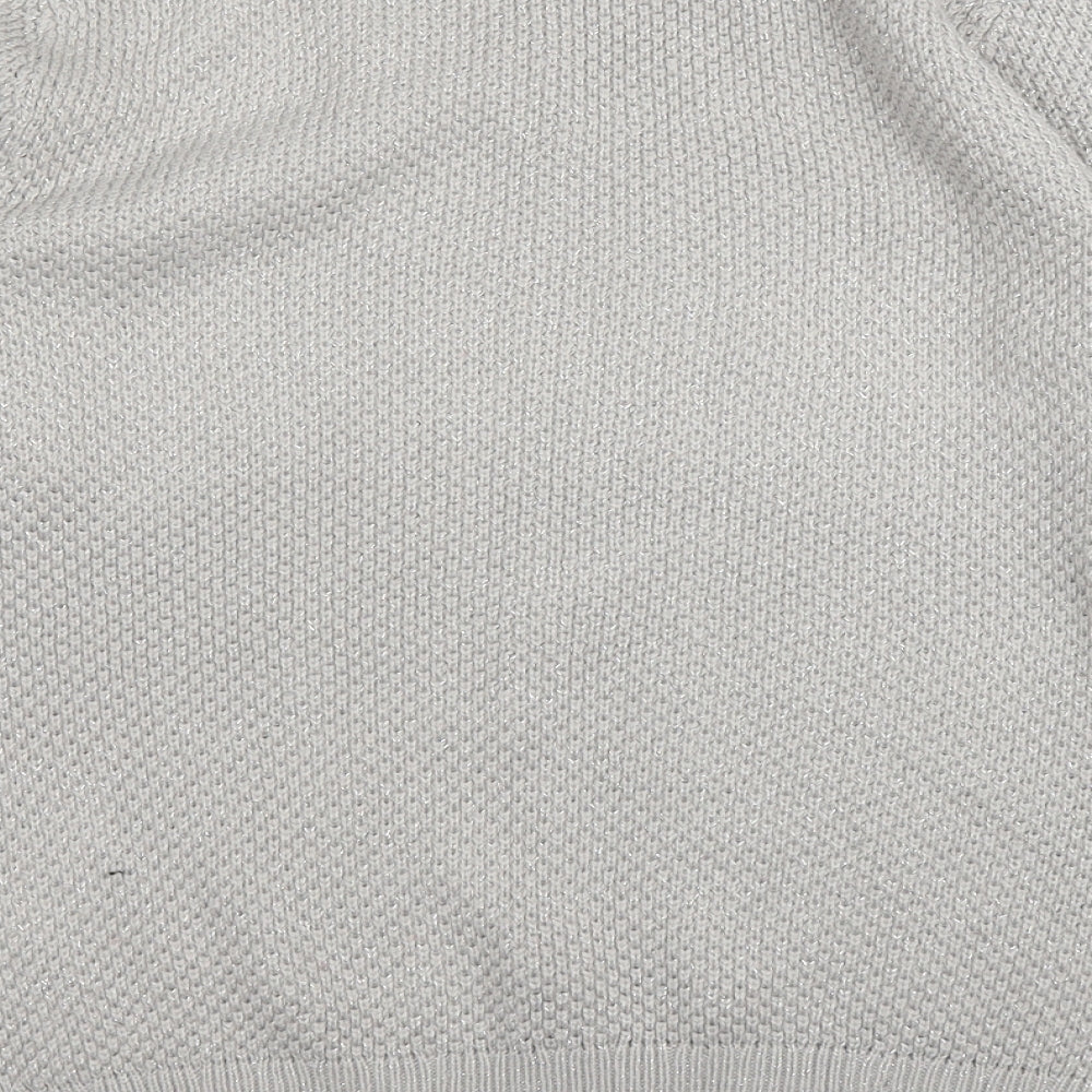 BHS Womens Silver   Pullover Jumper Size 14