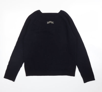Womens UK Size M Preworn Blue Pullover Jumper
