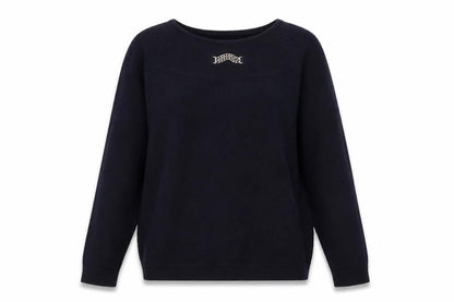 Womens UK Size M Preworn Blue Pullover Jumper