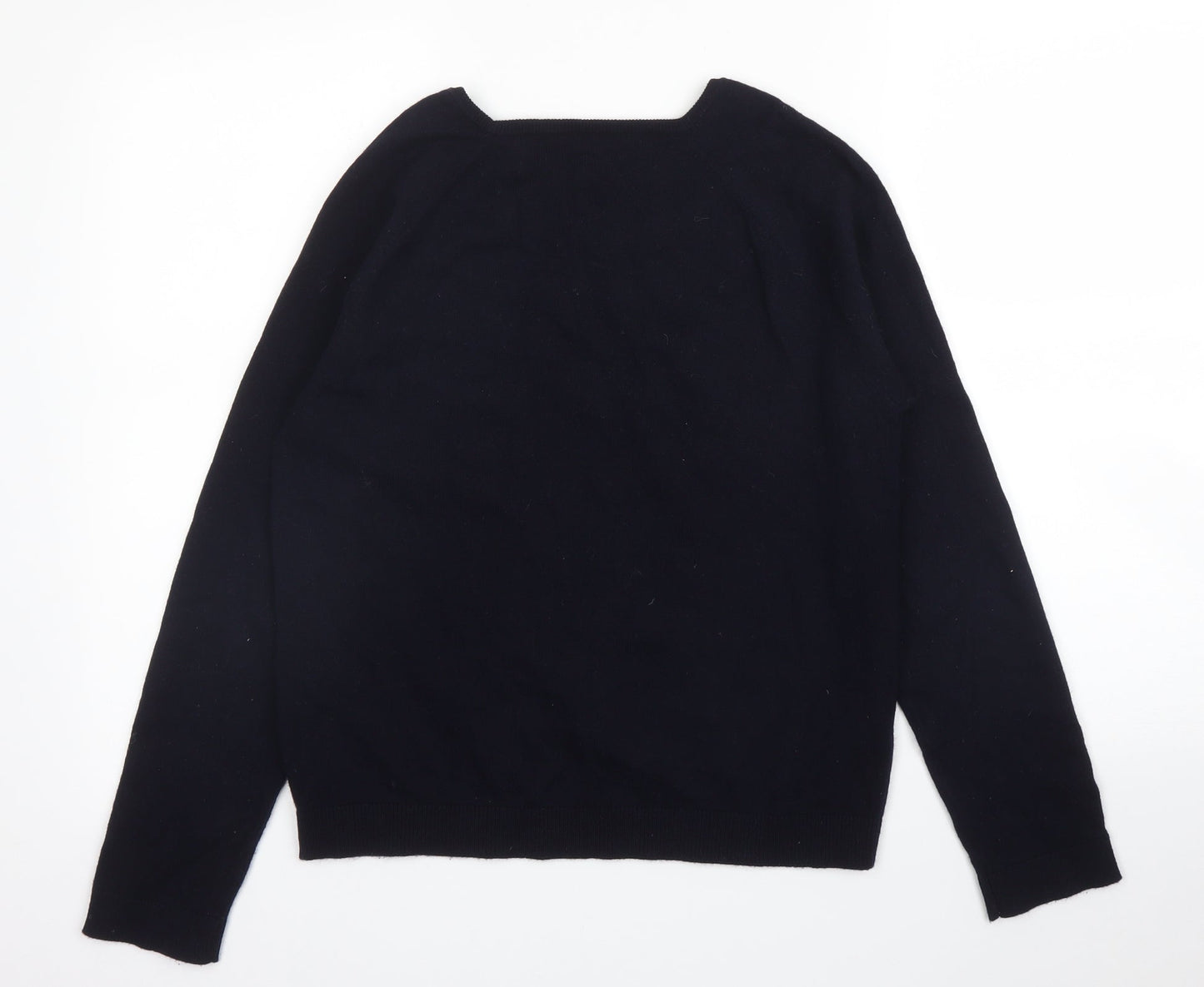 Womens UK Size M Preworn Blue Pullover Jumper