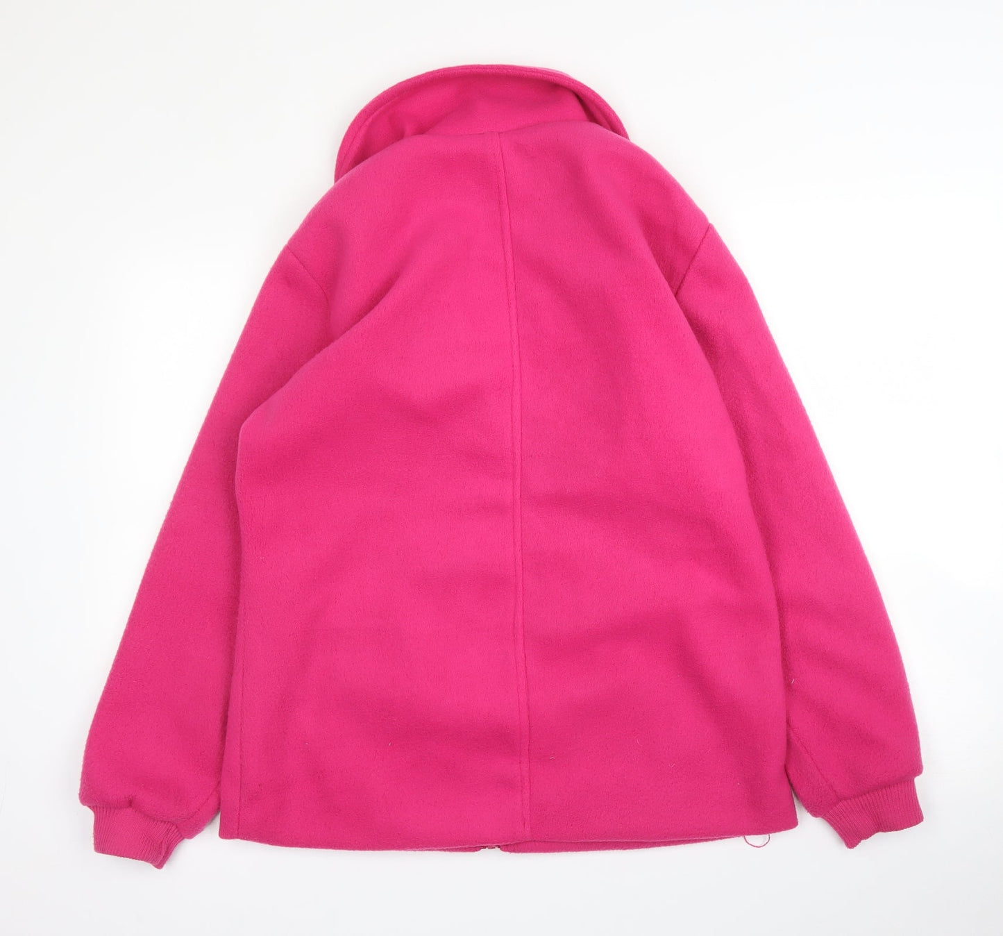 Jess Womens Pink  Fleece Full Zip Jumper Size S