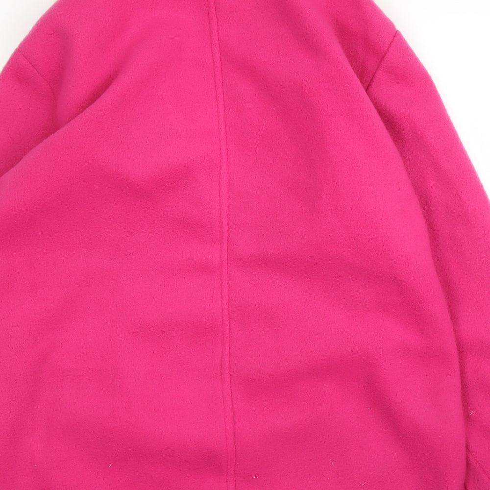 Jess Womens Pink  Fleece Full Zip Jumper Size S