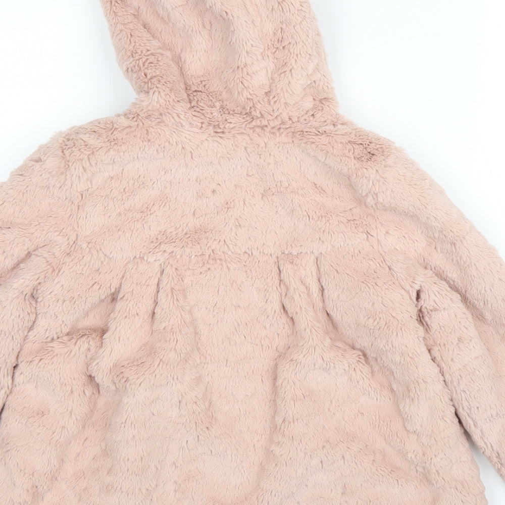 TU Girls Pink   Pea Coat Coat Size 2 Years