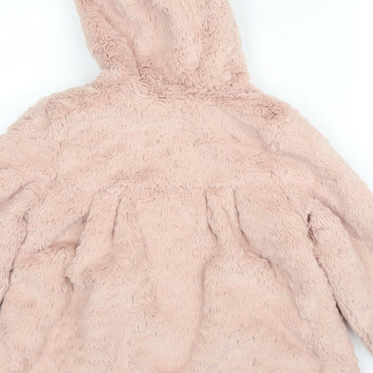 TU Girls Pink   Pea Coat Coat Size 2 Years
