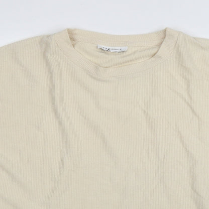 Womens UK Size 16 Topshop Beige Pullover Jumper