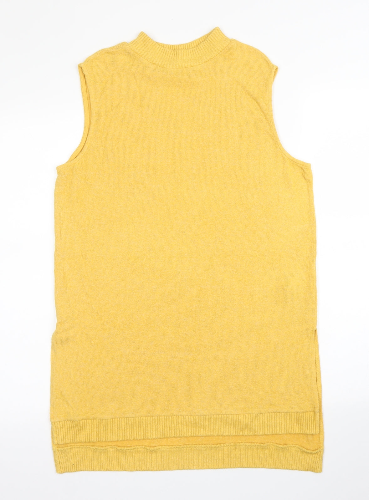 Womens UK Size 12 River Island Yellow Vest Jumper