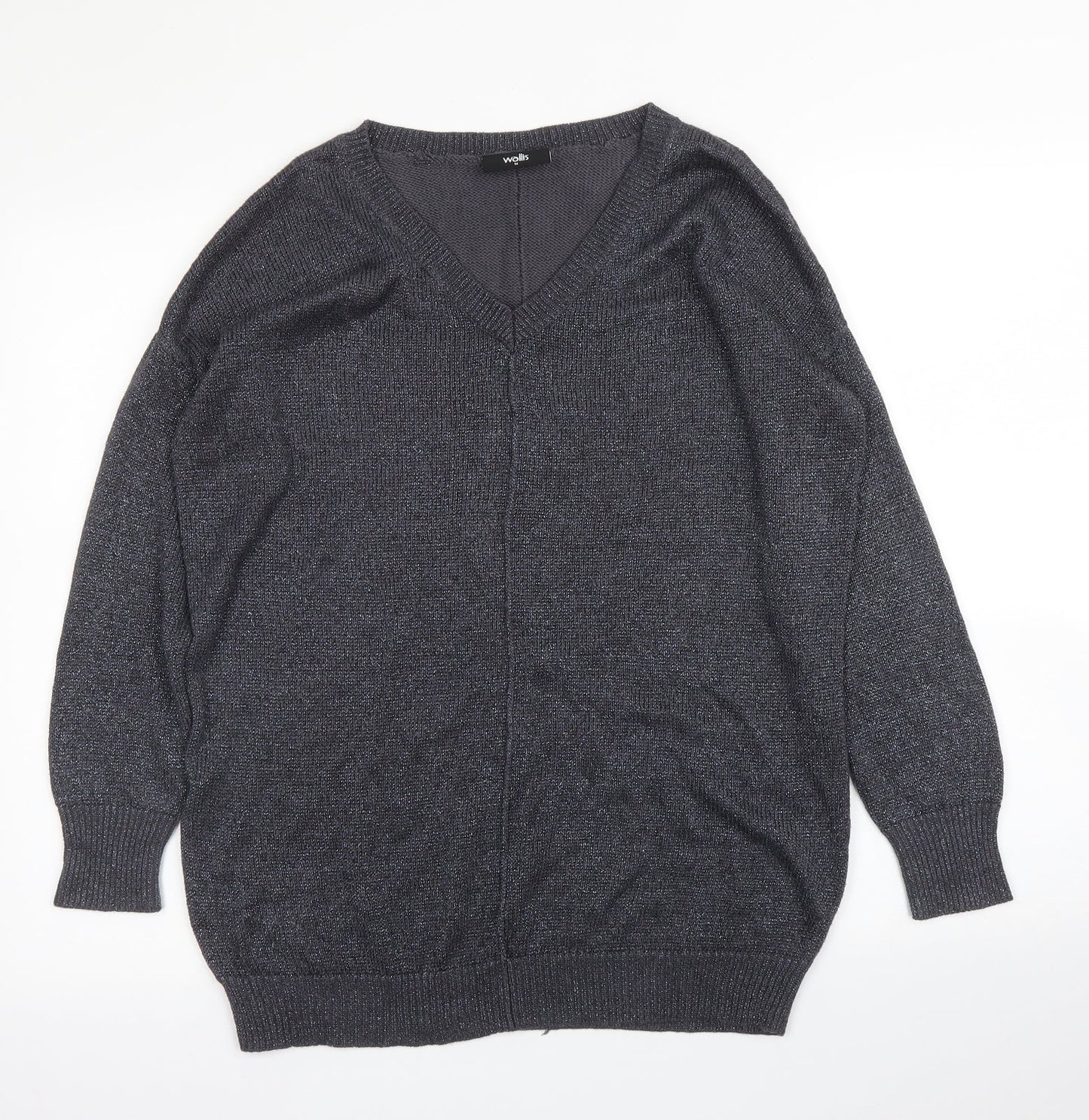 Womens UK Size M Wallis Grey Pullover Jumper