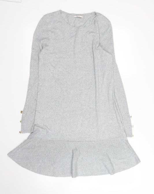 TU Womens Grey   Tunic Jumper Size 12
