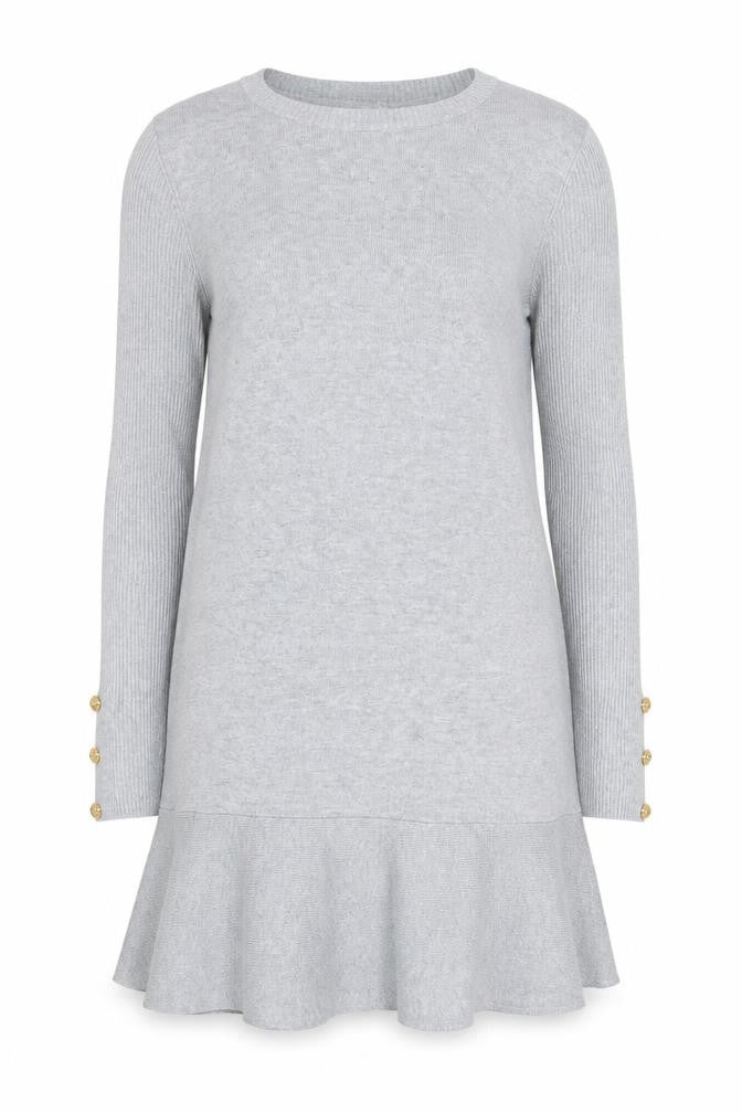 Womens UK Size 12 TU Grey Tunic Jumper