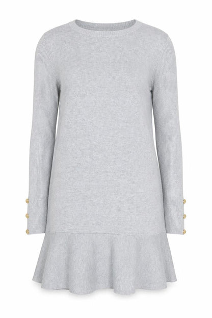 Womens UK Size 12 TU Grey Tunic Jumper