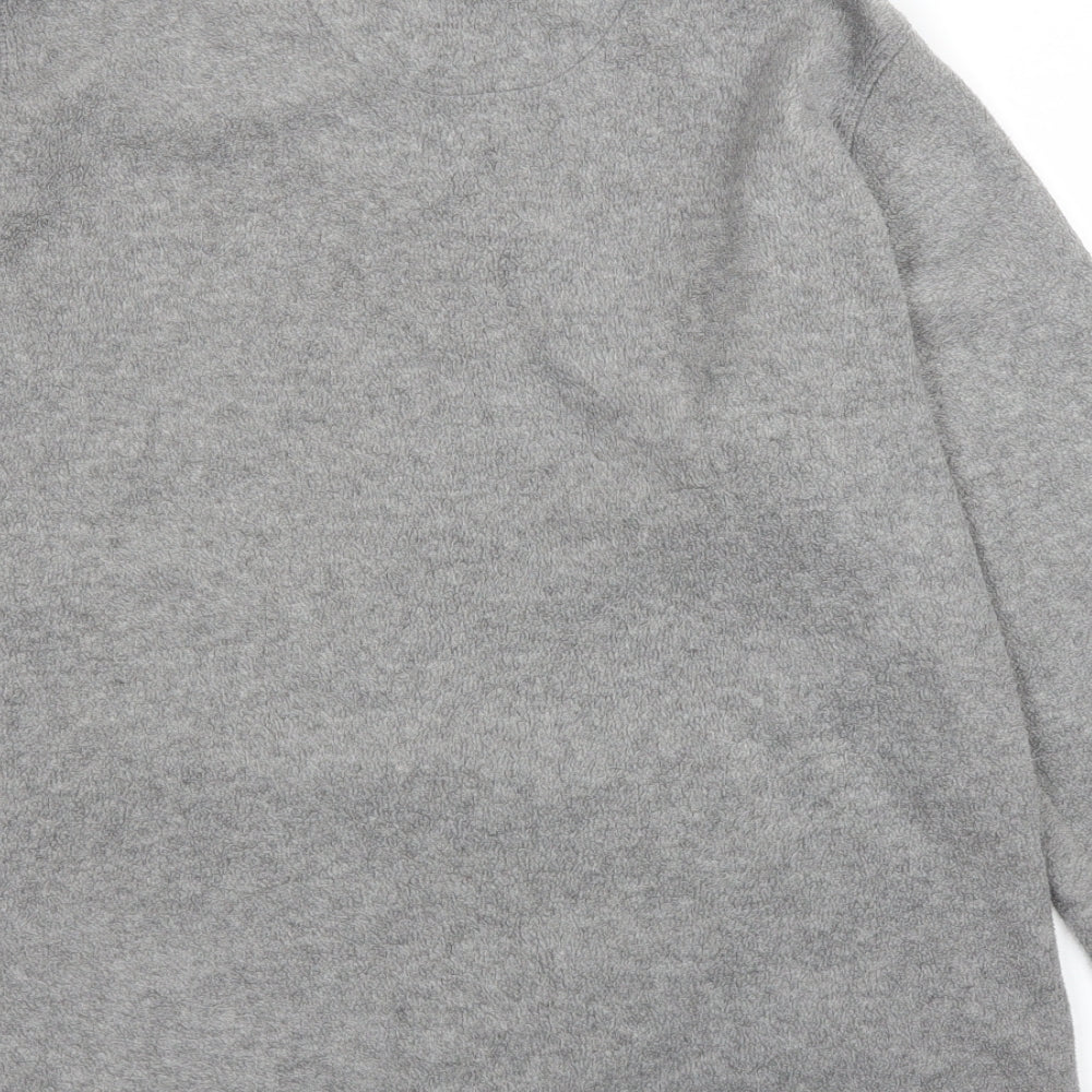Womens UK Size L Preworn Grey Full Zip Jumper