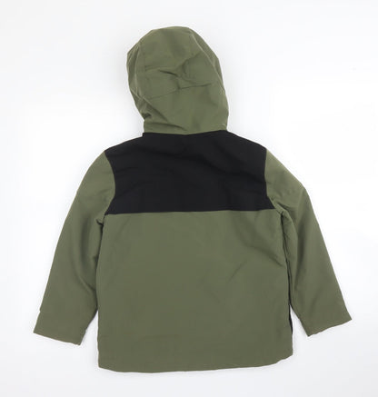 Womens UK Size 8 Zara Green Parka Coat