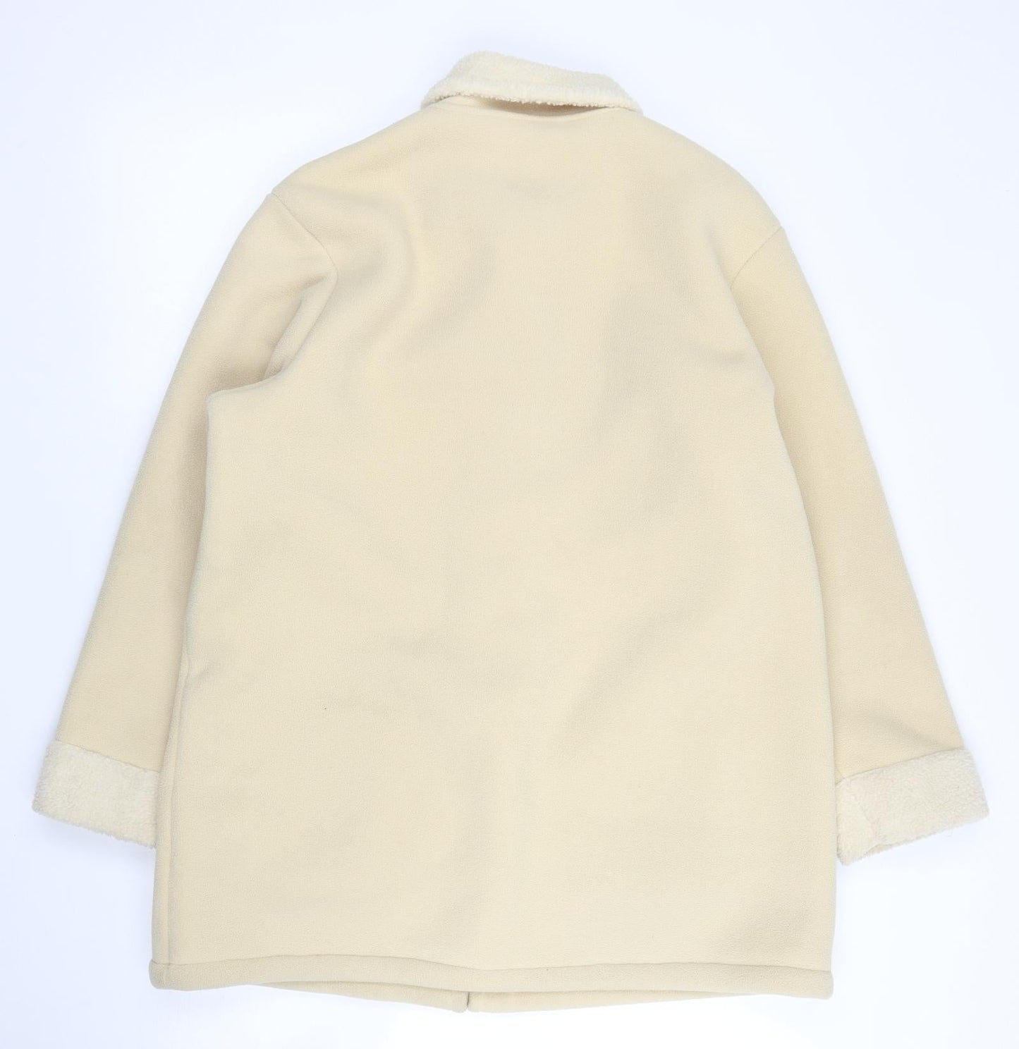 Unity Womens Beige   Overcoat Coat Size 12