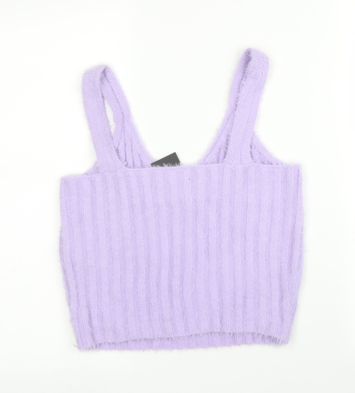 Womens UK Size L New Look Purple Basic Tank