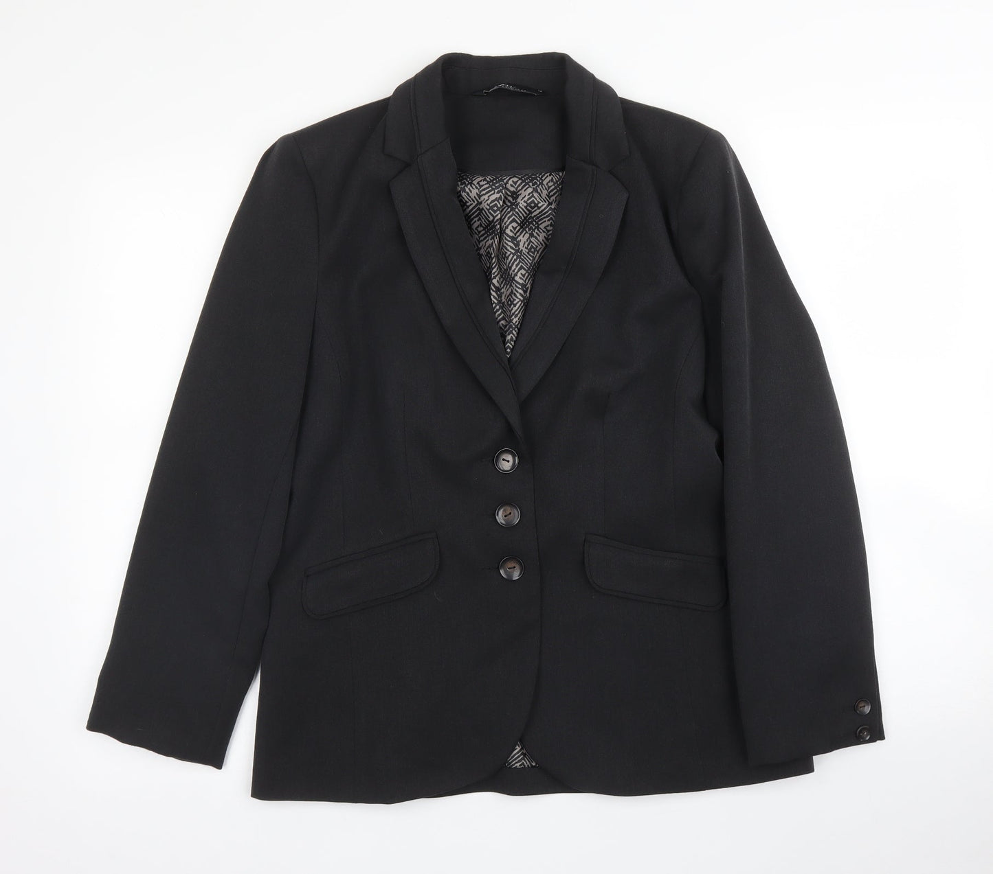 BM Collection Womens Grey   Jacket Blazer Size 12