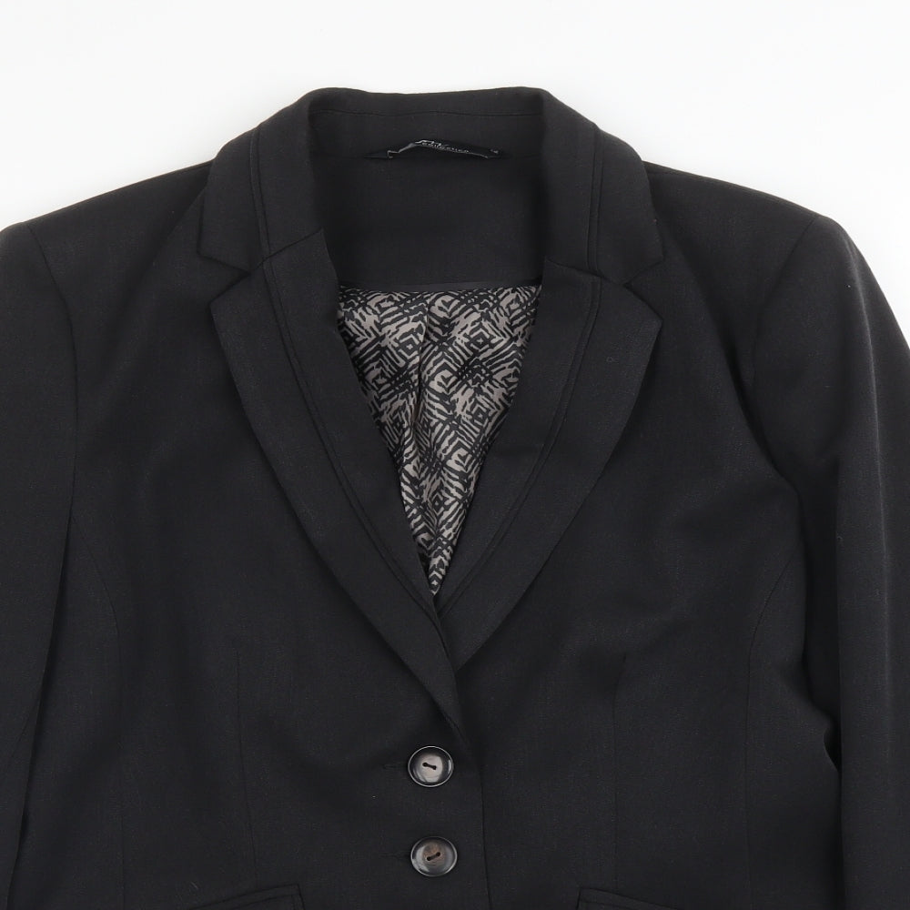 BM Collection Womens Grey   Jacket Blazer Size 12