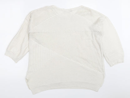 Womens UK Size 18 Select Ivory Pullover Jumper