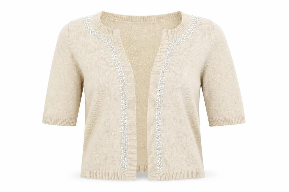 Womens UK Size 6 NEXT Ivory Cardigan Jumper