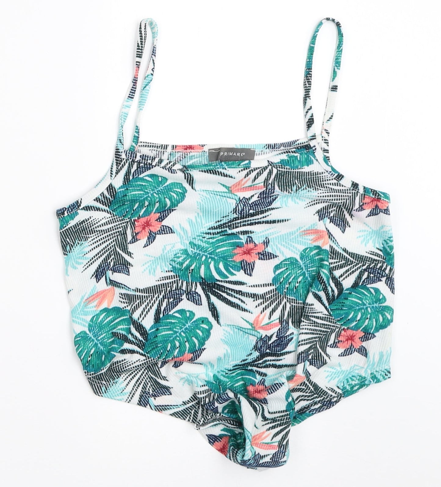 Primark Womens Green   Cropped Tank Size 10