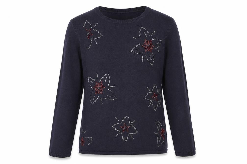 Womens UK Size 14 Marks and Spencer Blue Pullover Jumper