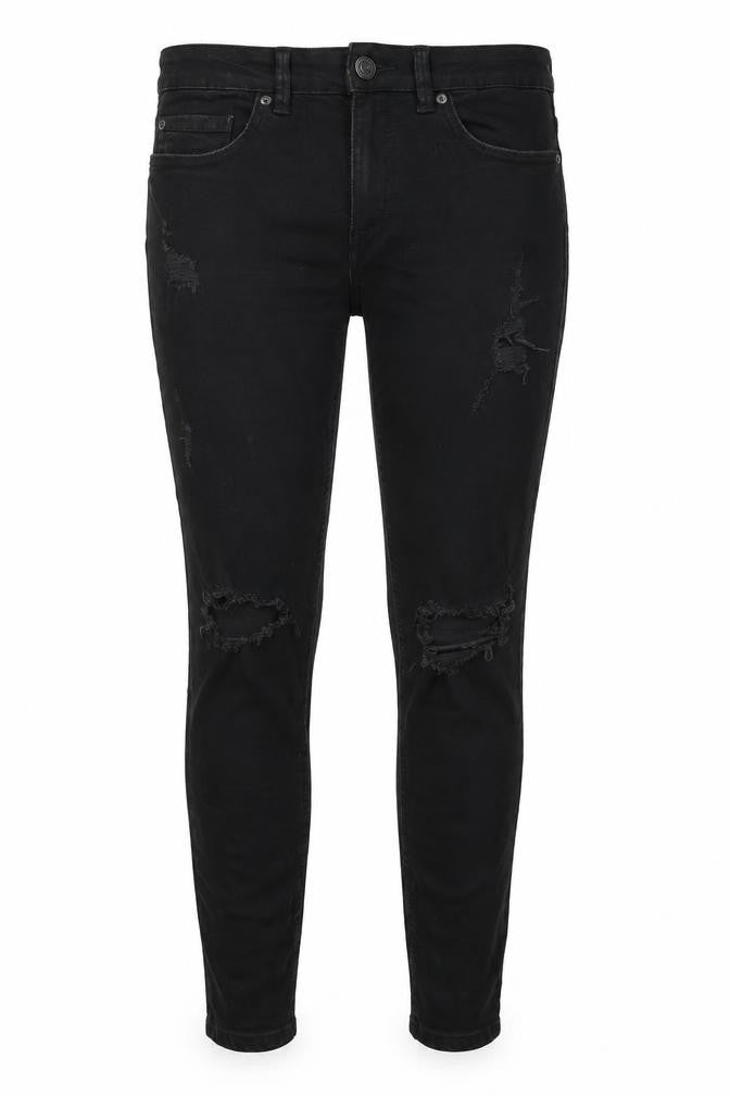 Womens UK Size 38 Pull&Bear Regular Fit Skinny Black Jeans