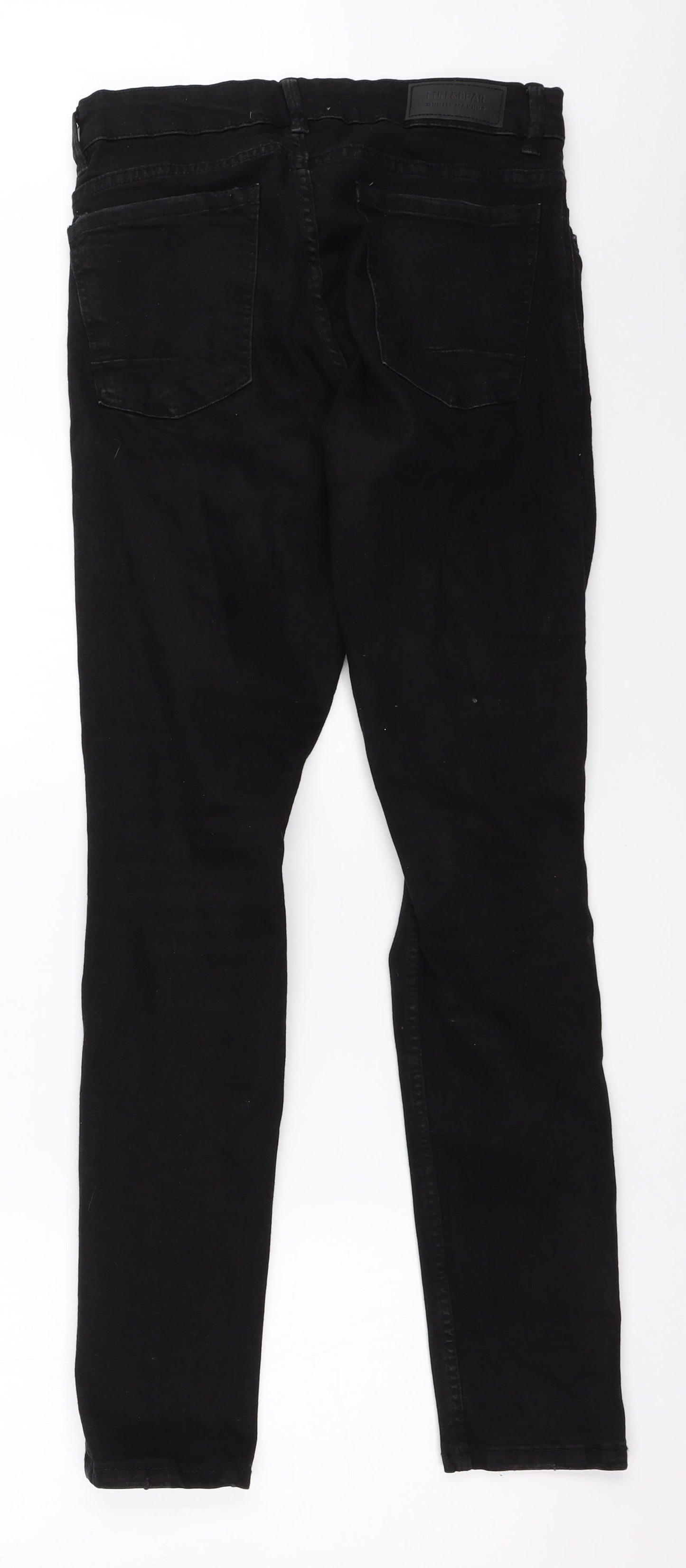 Pull&Bear Womens Black   Skinny Jeans Size 38 L29.5 in