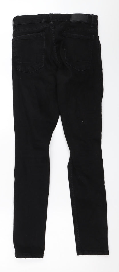 Pull&Bear Womens Black   Skinny Jeans Size 38 L29.5 in