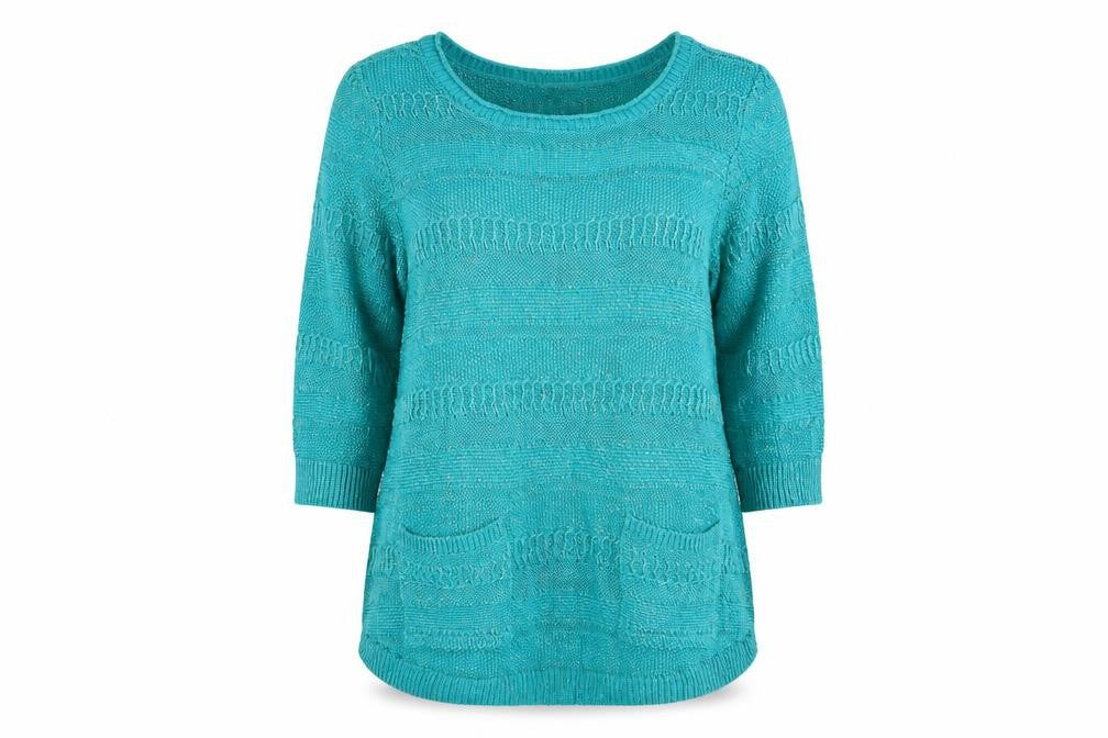 Womens UK Size 16 BHS Blue Pullover Jumper