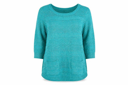 Womens UK Size 16 BHS Blue Pullover Jumper