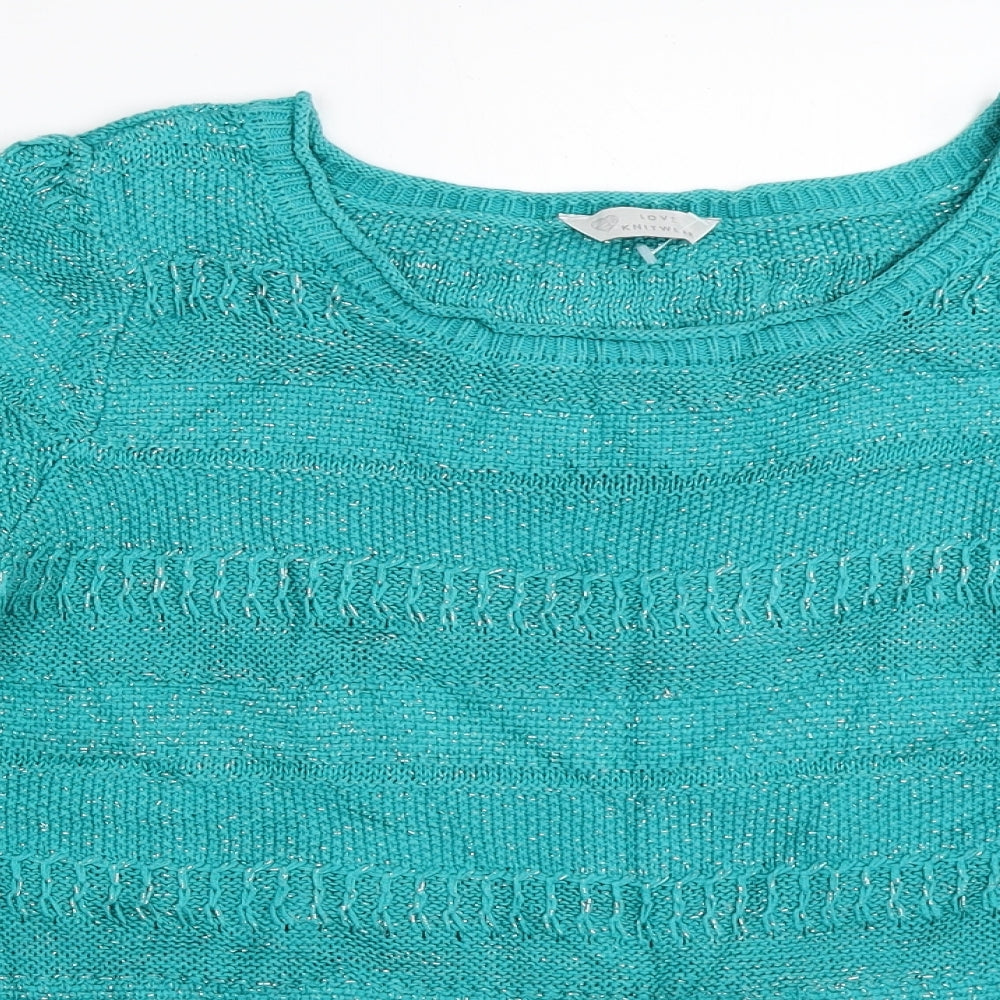 BHS Womens Blue   Pullover Jumper Size 16