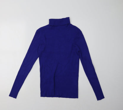 Womens UK Size 12 Marks and Spencer Blue Pullover Sweatshirt