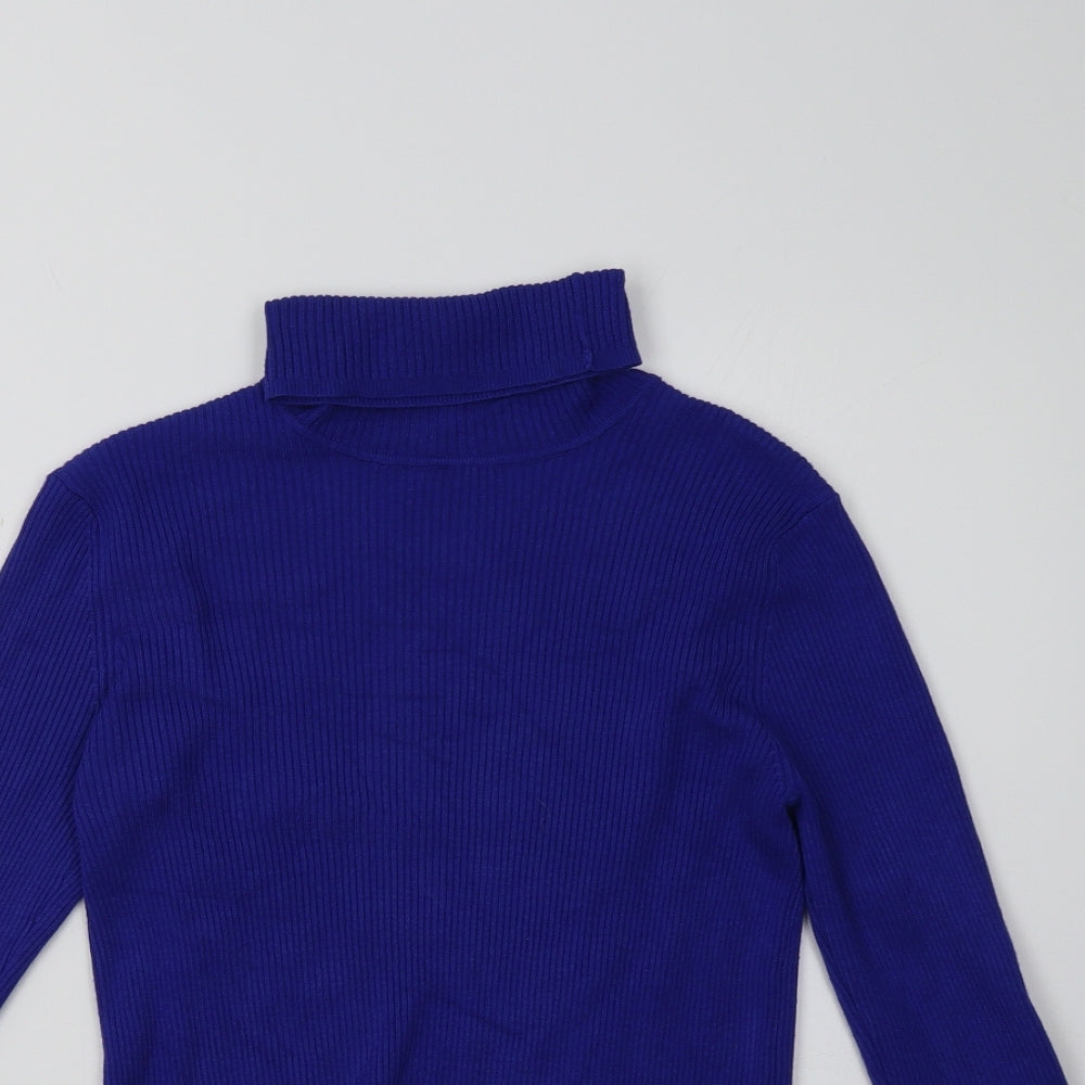 Womens UK Size 12 Marks and Spencer Blue Pullover Sweatshirt