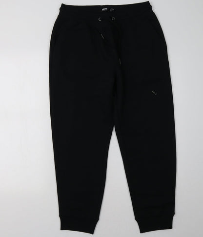 Jacamo Womens Black   Jogger Trousers Size S L28 in