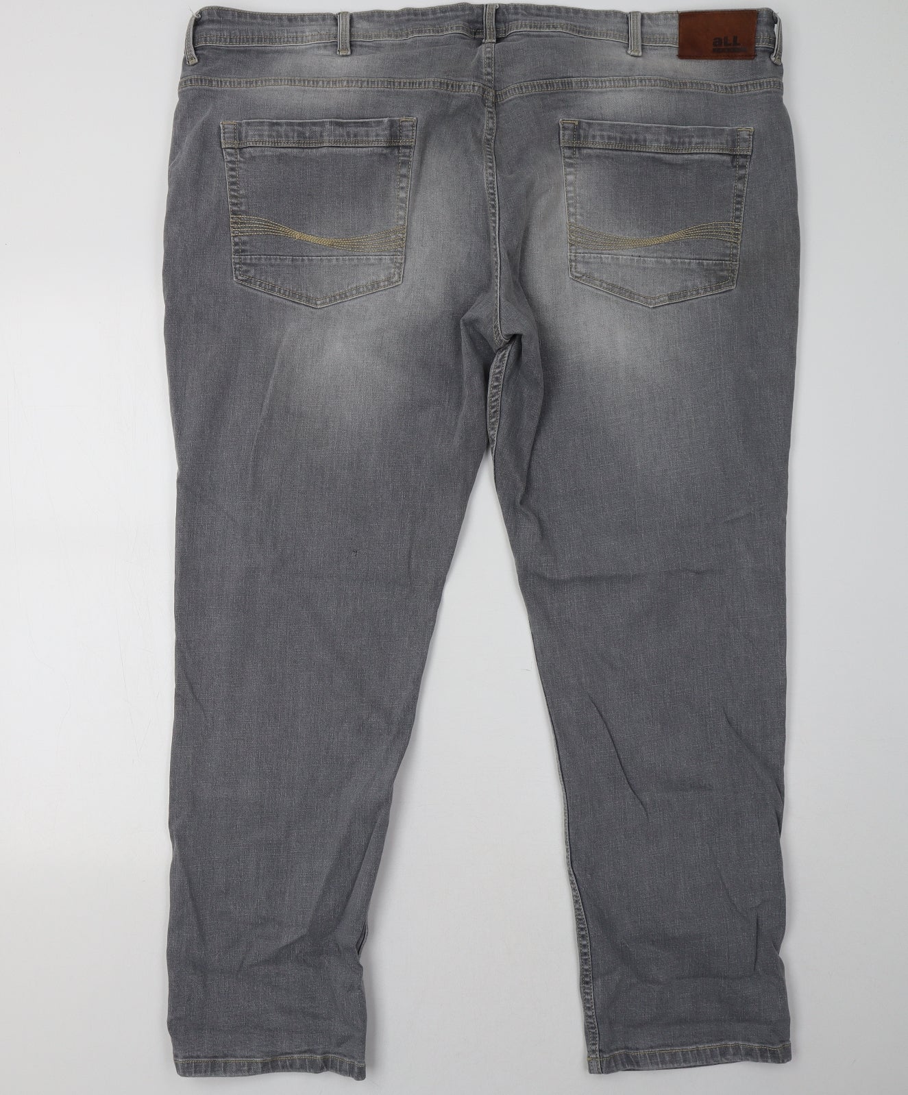 all jeans Womens Grey  Denim Straight Jeans Size 46 L32 in