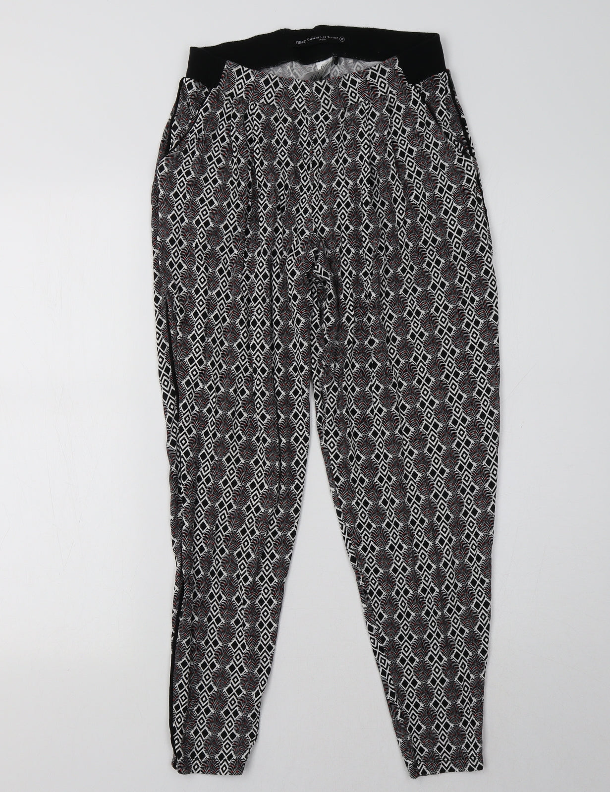 Womens UK Size 8 NEXT Regular Fit  Black Trousers