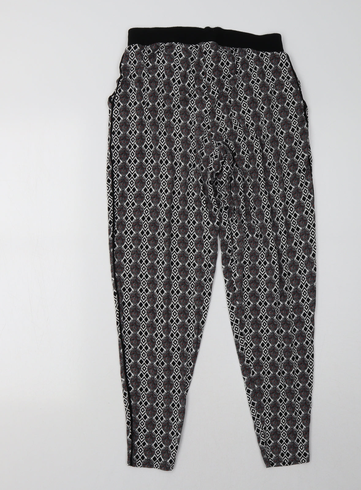 Womens UK Size 8 NEXT Regular Fit  Black Trousers