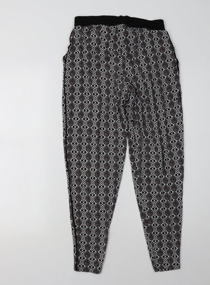 Womens UK Size 8 NEXT Regular Fit  Black Trousers