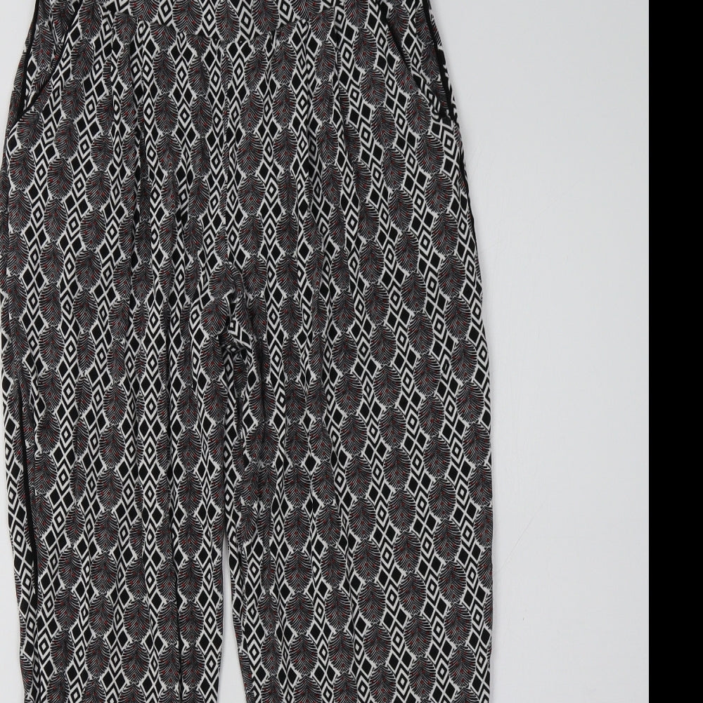 Womens UK Size 8 NEXT Regular Fit  Black Trousers