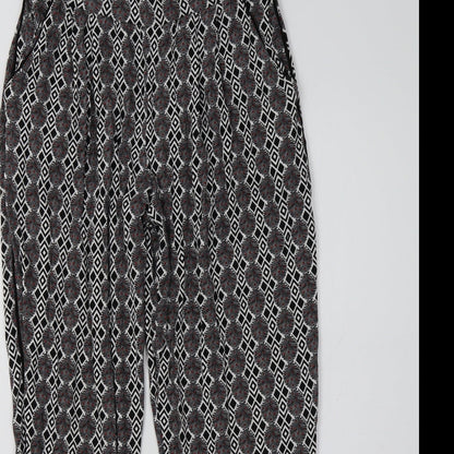 Womens UK Size 8 NEXT Regular Fit  Black Trousers
