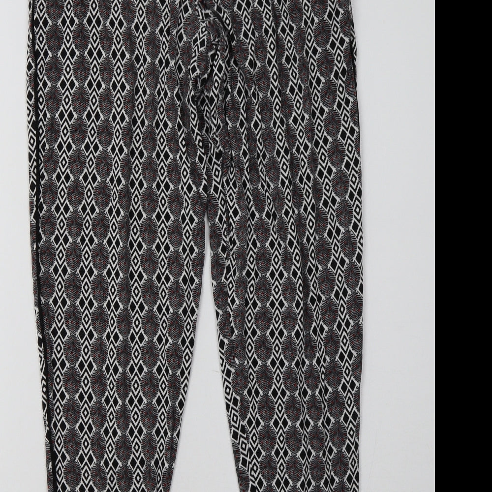 Womens UK Size 8 NEXT Regular Fit  Black Trousers